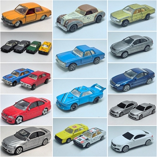 二手1/64左右两门运动车模型奔驰SLK宝马M3奥迪quattro合金车模