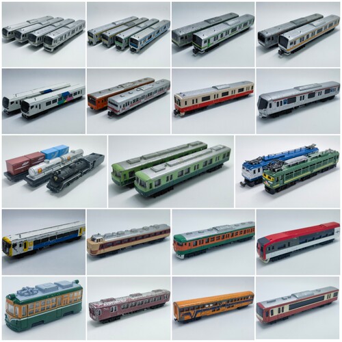二手1/160日本trane火车JR新干线轨道玩具合金 城铁