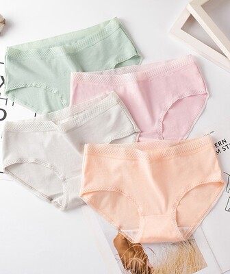 Cute panties Cotton underwear middle waist  briefs纯棉内裤
