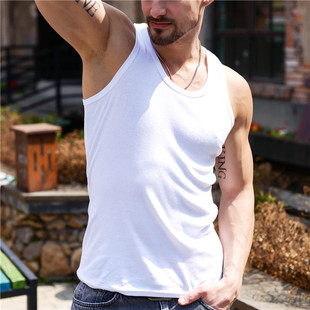 Gym Man TankTop Vest深v背心男棉 Singlet stringer clothes Men