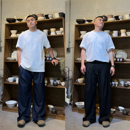 FFMR冰丝凉感缎面男休闲长裤