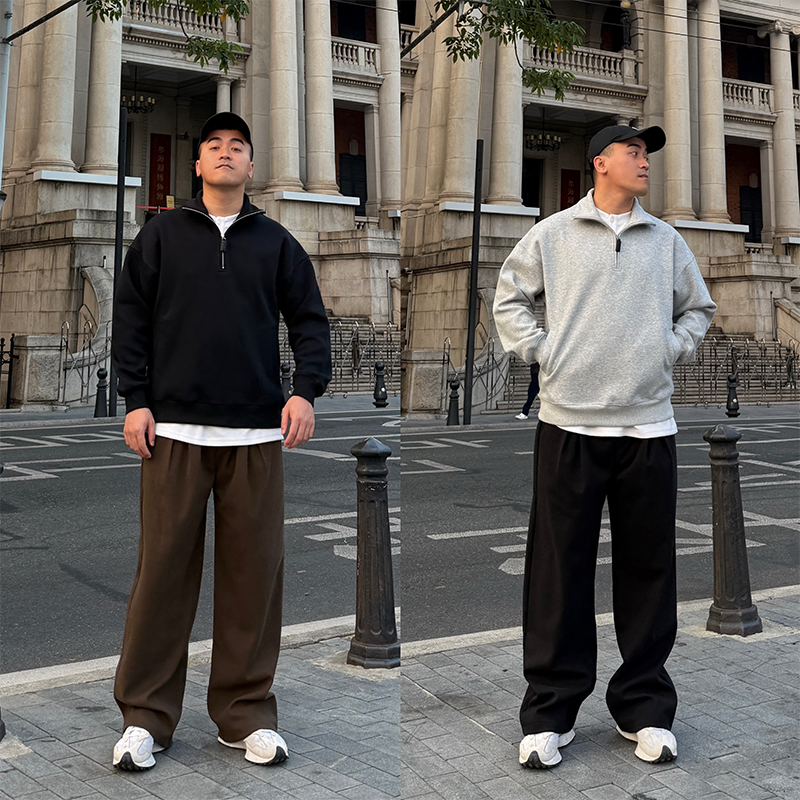 FFMR重磅宽松休闲毛呢休闲裤