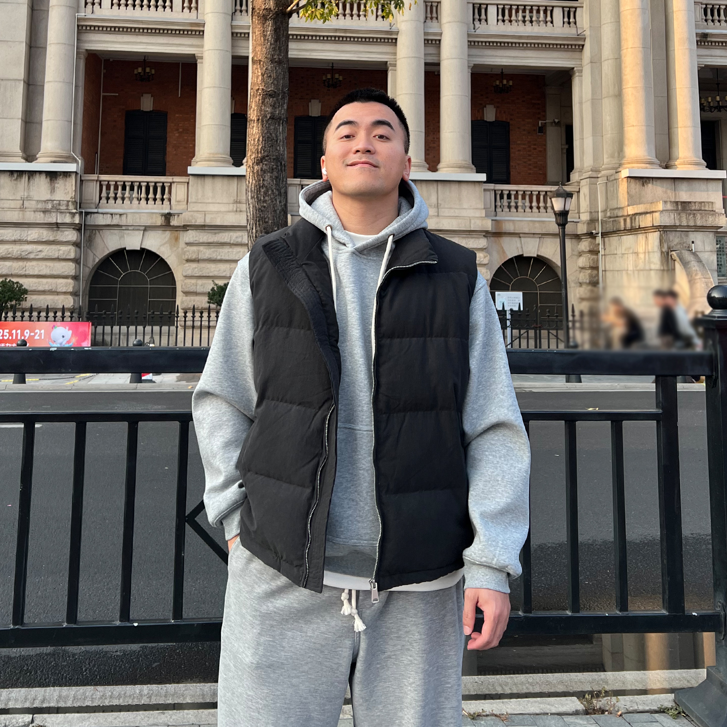 FFMR【坎肩立领羽绒马甲】2025冬季50白鸭绒防寒羽绒服马甲背心男