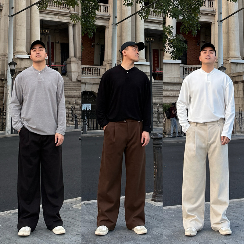 FFMR长裤宽松复古肌理感