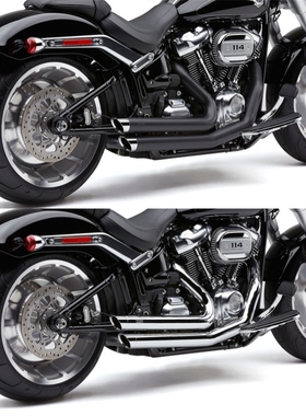 18年肥仔突破街霸路威肥霸豪雅司令改装排气全段斜口Cobar眼镜蛇