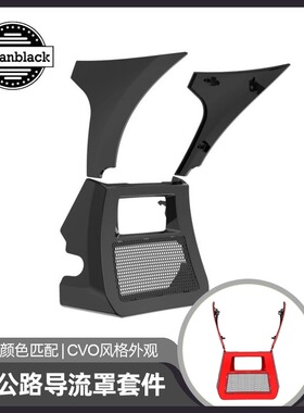 Advanblack哈雷24后117公路滑翔车头两侧导流罩喷漆定制CVO整流罩