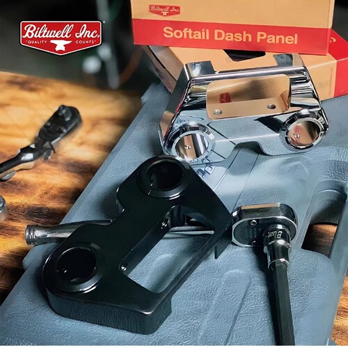 哈雷软尾标准街霸改装T把仪表框