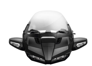 庞巴迪蜘蛛侠F3L F3T改装前挡风玻璃原厂进口加高透明风挡 带支架