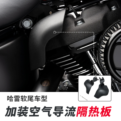 哈雷路威ST肥霸加装发动机隔热板