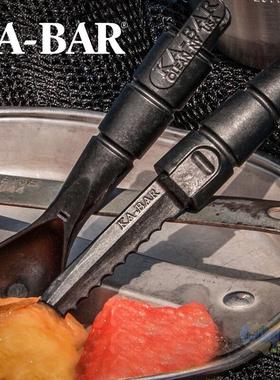 美国KA-BAR卡巴/2用勺子刀塑钢餐勺多色1217户外战术无刃格斗训练