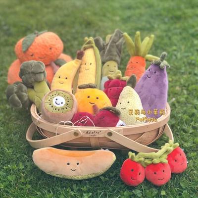 JELLYCAT水果梨子樱桃水蜜桃公仔