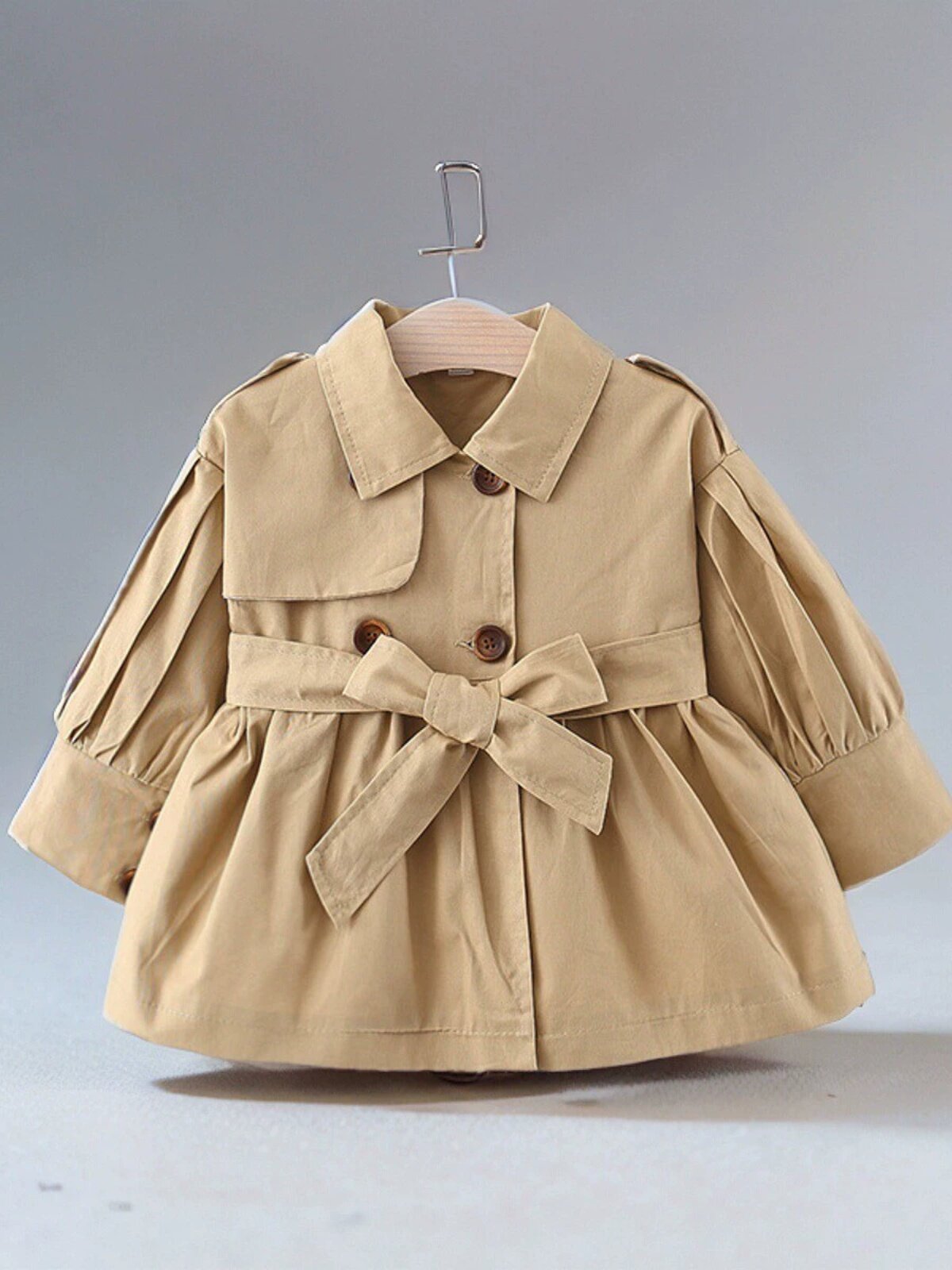 여아용 윈드 브레이커 재킷 어린이 2024 새로운 중장형 한국 ??스타일 가을 옷  유행 어린이 봄 가을