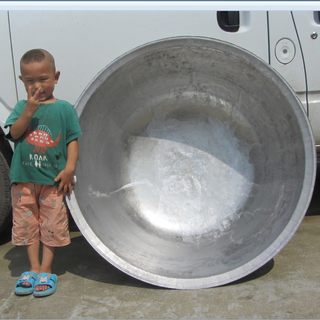 超特大号地锅 老式大铝锅 商用加厚汤锅煮牛羊肉胡辣汤凉粉不黑锈