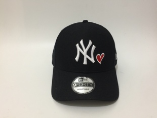 肖战王一博同款 男女情侣帽 新时代9FORTY弯檐棒球帽大标NY桃心时尚