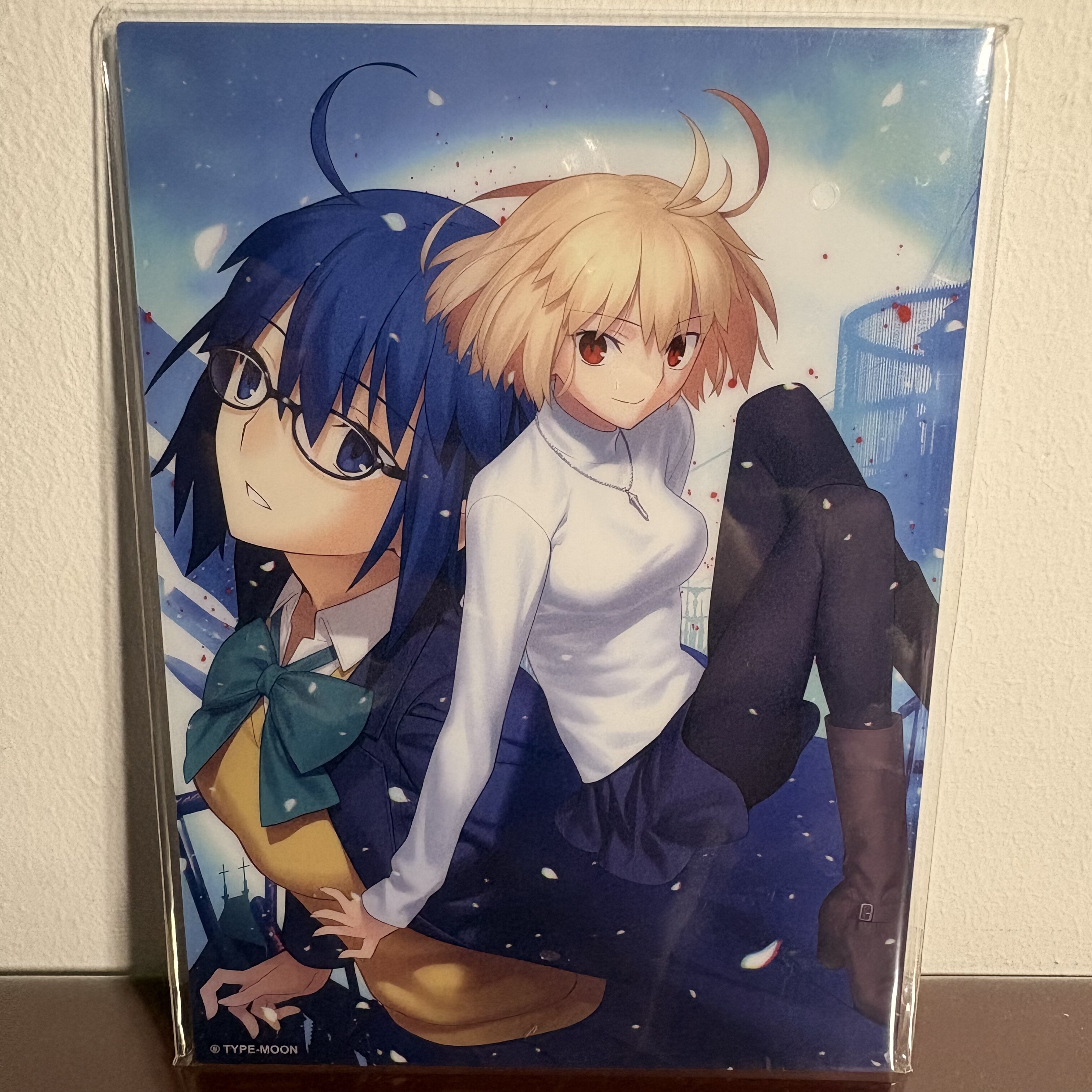 港版 索尼PS4游戏 月姬 A piece of blue glass moon 特典 画板