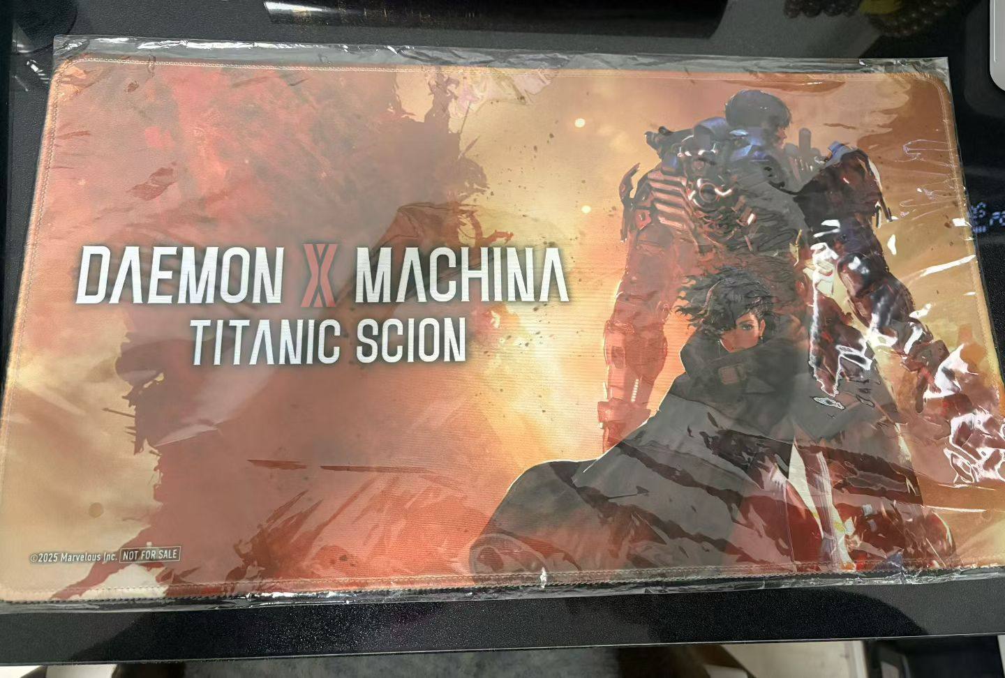 索尼PS5游戏机甲战魔 神话之裔 特典周边 鼠标垫 正品全新未拆