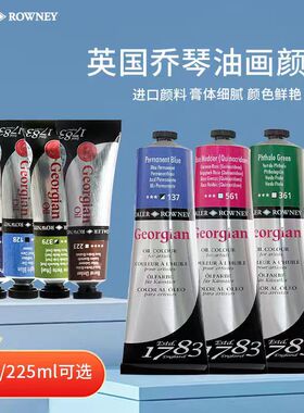 英国进口乔琴油画颜料达拉罗尼威美225ml大支油画大管油彩绘画工
