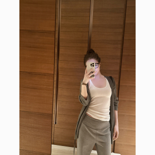 颓废家 低领无中生有显胸高弹柔软亲肤无紧绷两款内搭背心可单穿