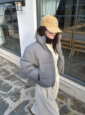 CHIA冬季DA牌感自带gao级范肯豆同款立领加厚三防新国标羽绒服