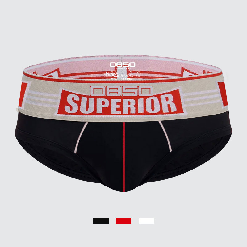 新款temu男士三角内裤潮牌0850透气运动立体U凸大囊袋底裤男BS842