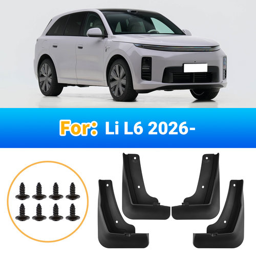 适用于理想Leading ideal L6 2026外贸跨境汽车轮胎挡泥板皮改装