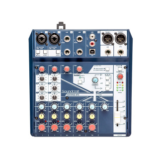 SoundCraft NotePad 8FX主播调音台录音声卡直播K歌USB模拟 声艺