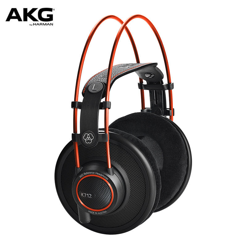 AKG爱科技k712参考级录音棚精确聆听混音制流苏花边色绿暗微型风