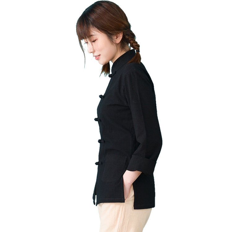 唐装立领棉麻白衬衫女民族中国风上衣少女中式女装春秋茶服女汉服|ruв категории Женская одежда, рубашка - от Buy2taobao.com для оказания профессиональной услуги покупки агента Taobao