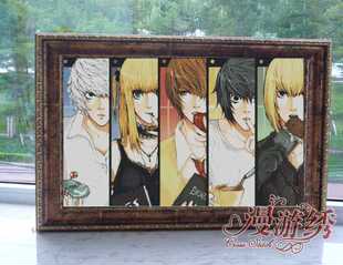 [精准印花]死亡笔记周边十字绣*动漫尼亚海砂月*L*梅洛*非成品