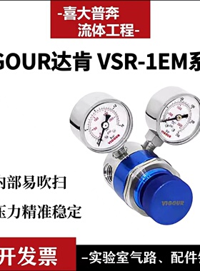 VIGOUR达肯一级减压阀轻型膜片式钢瓶减压器VSR-1Em迷你系列