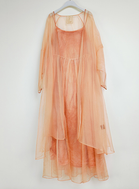 高端品牌新款桑蚕丝两件套国际夏大气上档次漂亮真丝大牌连衣裙