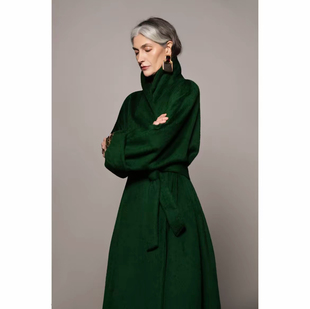 羊绒女士2026新款羊毛呢子气质外套初冬中长款风衣高端大气大衣