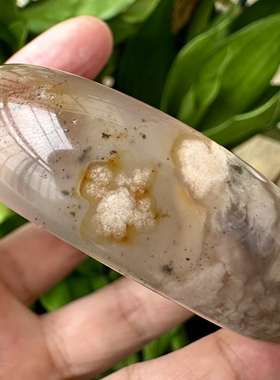 冰透韩版百搭飘花生日礼物手镯