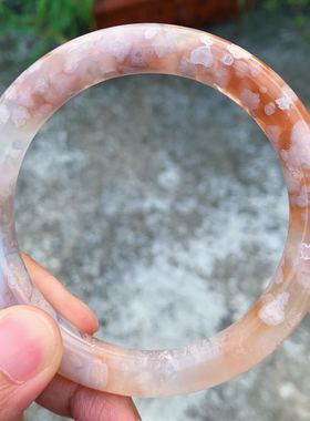 冰透圆条网红百搭风转好运樱花