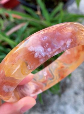 天然时尚风复古硬核玛瑙手镯