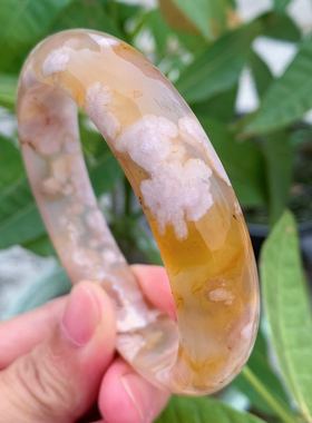 天然马达加斯加柠檬黄礼品手镯