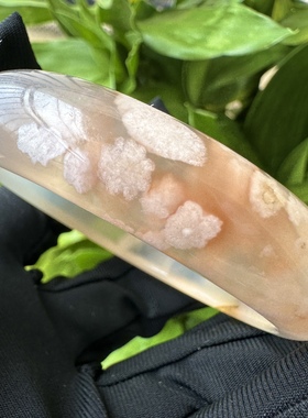 冰透樱花网红百搭风海洋玛瑙手镯