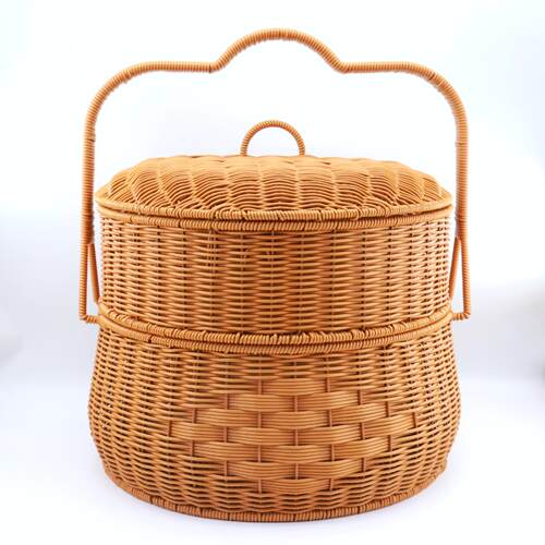 野餐篮源头工厂手工编织