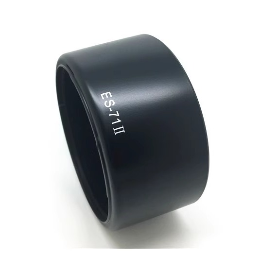 适用佳能相机镜头ES-71II卡口遮光罩EF 50MM /1.4 USM镜头