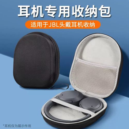 适用索尼SONY MDR-XB950 N1 B1 Z7M2 WH-CH510 720N蓝牙头戴式耳机包卡通包EVA保护盒电源线充电头收纳包