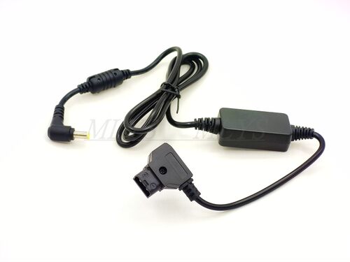 松下DVX200 eva1摄像机B口电源线通用索尼FS5 Z190摄像机12V供电