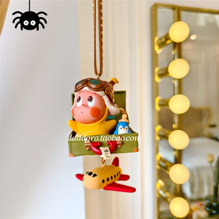 正品pop星星人车挂车载挂饰可爱礼物女友闺蜜diy挂件香薰