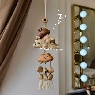 正品 泡泡玛特dimoo车挂后视镜车载挂饰男生女生高级感新年礼物