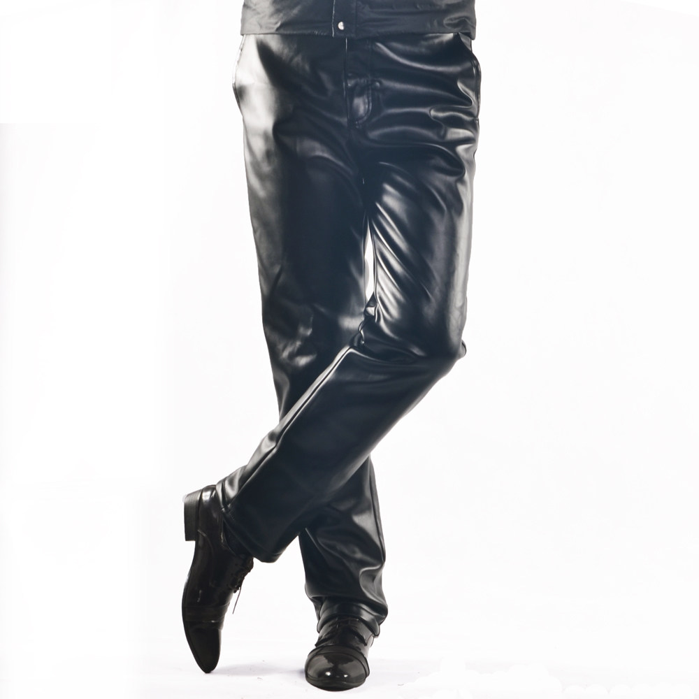 Pantalon cuir homme droit pour hiver - Ref 1482731 Image 3