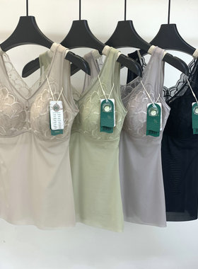 2025夏季性感蕾丝薄款桑蚕丝美体塑身衣轻压束腰收腹背心女63208