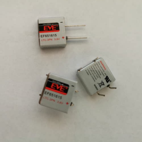 全新原装EVE亿纬锂能锂电池 EF651615 3.6v 锂亚方形容量400mAh