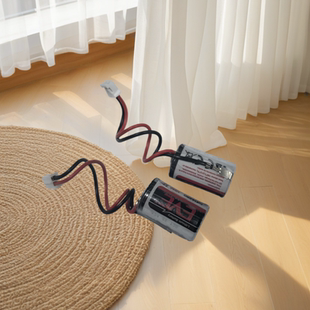 亿纬ER14250电池台达安川伺服驱动器电机编码线电池盒JUSP-BA01-E