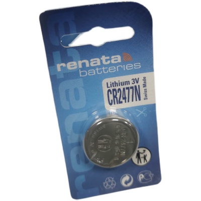 原装renata瑞士CR2477N纽扣电池3V锂2477进口T型仪器仪表电饭煲