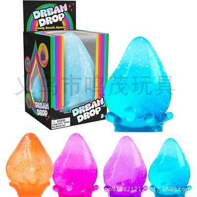 跨境Needoh Sensory Toy水滴麦芽糖捏捏乐解压玩具梦幻感官玩具