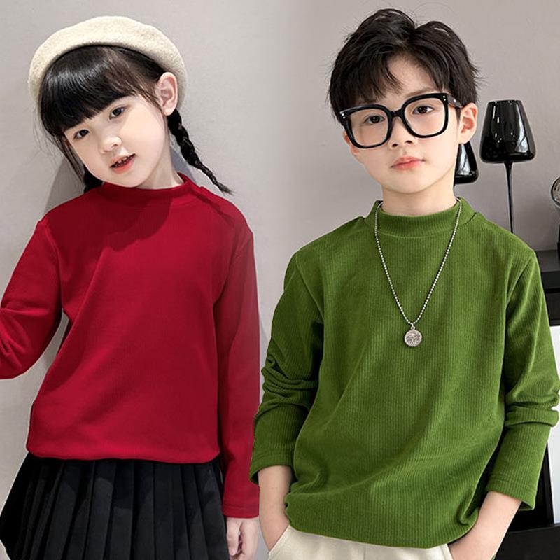 男童中领打底衫秋冬款女